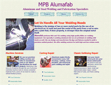 Tablet Screenshot of mpbalumafab.com